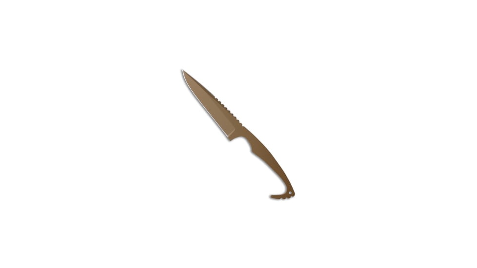 Stroup Stroup Knives MK 2 Fixed Blade Cerakote 4.00" Cerakote, Cerakote, 1095HC, adult, BHQ-216716