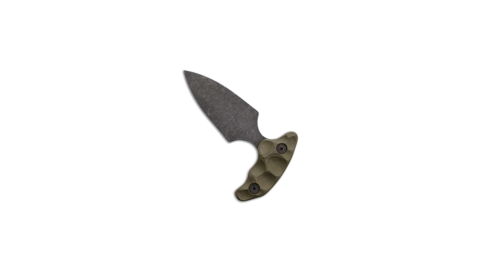 Stroup Stroup Knives Stabber Push Dagger OD Green G-10 2.75" Acid Washed, OD Green, 1095HC, adult, BHQ-198205