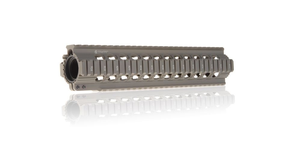 Troy TRX Standard Battle Rail, Aluminum w/ Mil-Spec Teflon, Flat Dark Earth - 11in