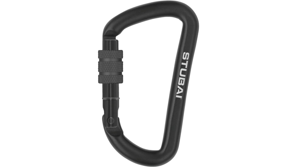 Stubai Accessory Screw Gate Carabiner, Black, 977926