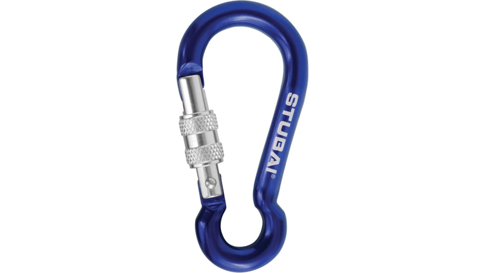 Stubai Screw Gate Minikarabiner, Blue, 977914