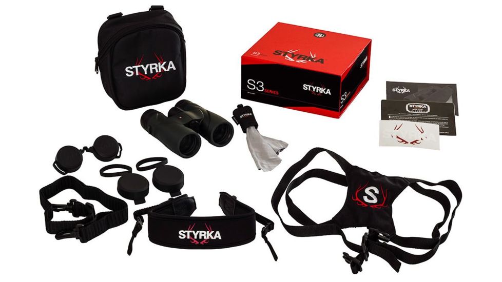 Styrka 10x42mm S3 Roof Prism Waterproof Binocular,Green ST-33311