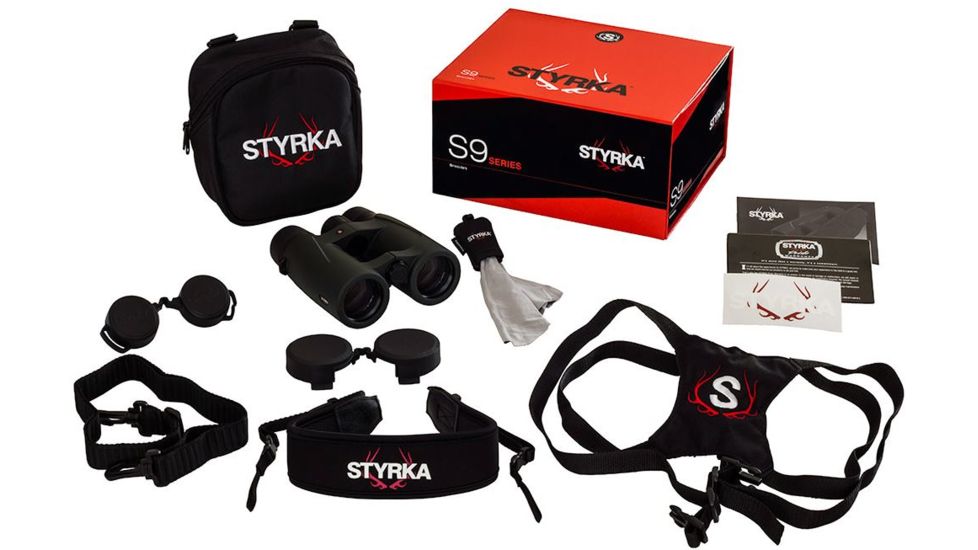 Styrka 10x42mm S9 Roof Prism Waterproof Binocular,Green ST-39911