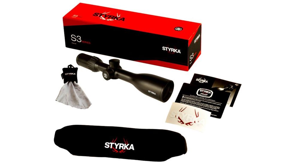 Styrka 3-9x40mm,S3 Rifle Scope,Black,Plex Reticle ST-91020
