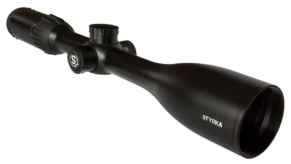 Styrka 4-12x50mm S3 Rifle Scope w/Side Focus,Black,Plex Reticle ST-91040