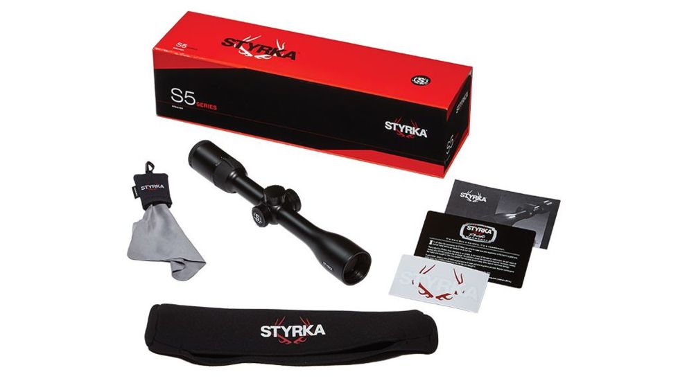Styrka 4.5-14x44mm S5 Rifle Scope w/Side Focus,Black,BDC Reticle ST-93042