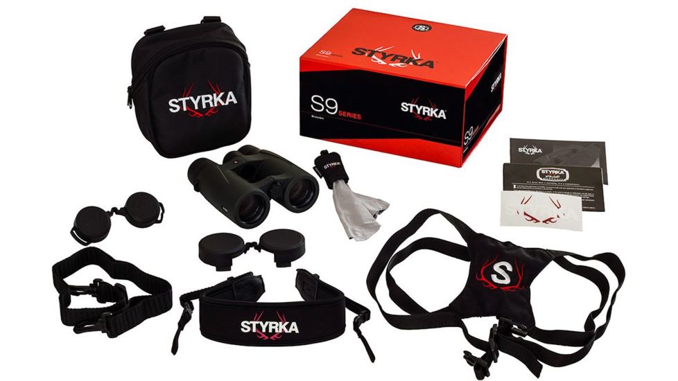 Styrka 8x42mm S9 Roof Prism Waterproof Binocular,Green ST-39910