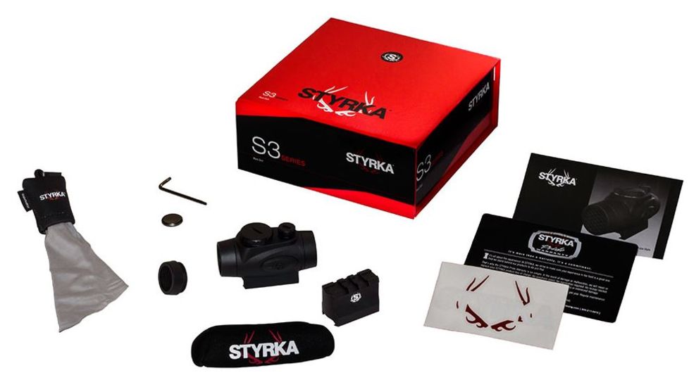 Styrka S3 Green Dot Sight,Open Style,5 MOA ST-73021