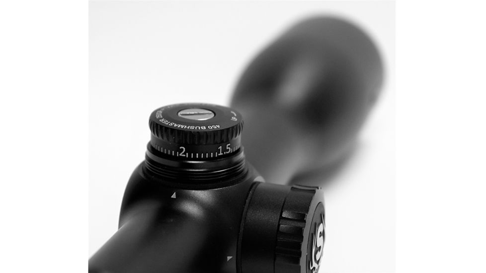 Styrka S3 Rifle Scope, 3-9x40mm, 1in, Second Focal Plane, Plex, 450 Bushmaster Cartridge, Matte Black, Black ST-00341