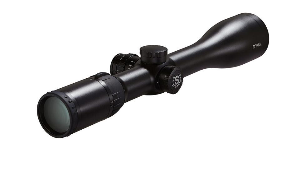 Styrka S7 Series 2.5-15x50mm Waterproof Rifle Scope w/Side Focus,Black,Illuminated Plex Reticle ST-95040
