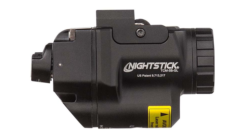 Subcompact Weapon, Black Anodized, 650 Lumens, White LED, Light w/ Green Laser