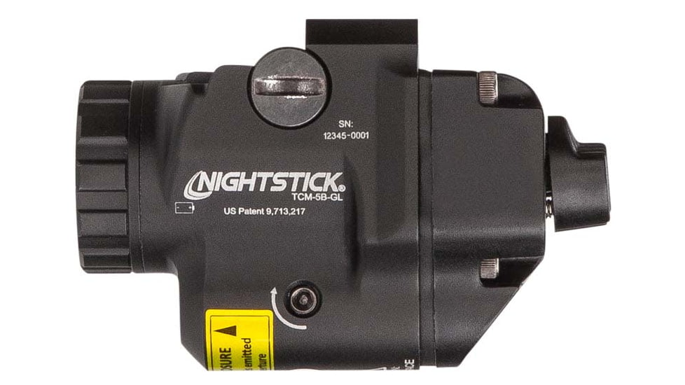 Subcompact Weapon, Black Anodized, 650 Lumens, White LED, Light w/ Green Laser