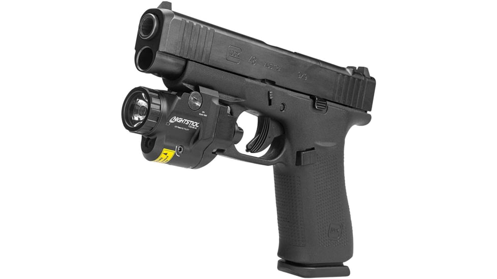 Subcompact Weapon, Black Anodized, 650 Lumens, White LED, Light w/ Green Laser