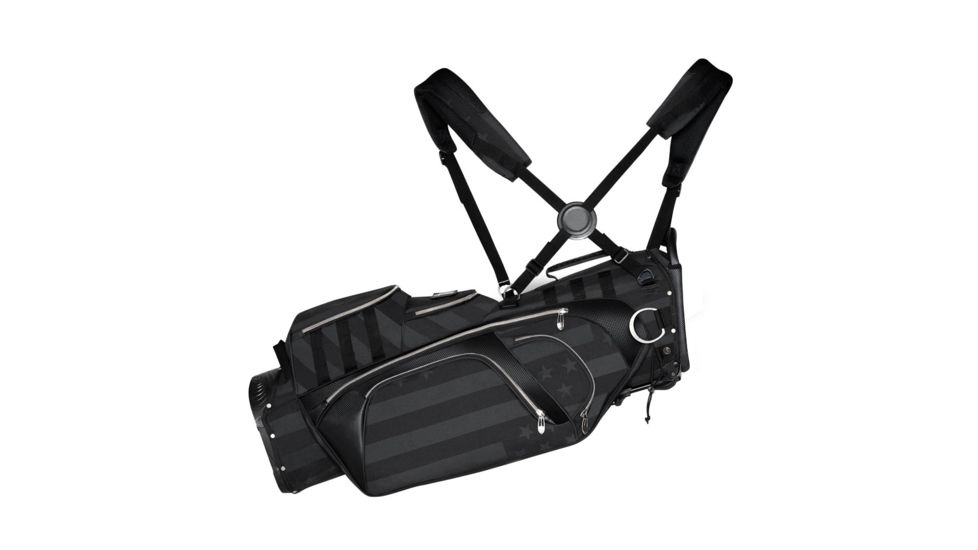 Subtle Patriot Covert Golf Stand Bag, Black, 10 x 15 x 37in, SPG019100