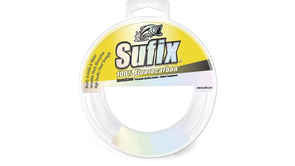 Sufix 100% Fluorocarbon Invisiline Leader - 60lb - 110yds, 682-060