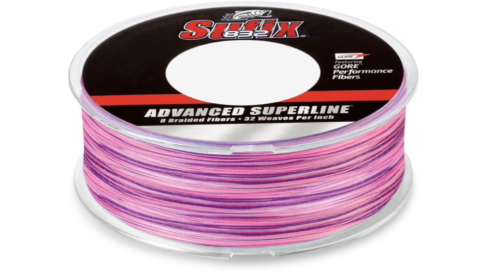 Sufix 832 Advanced Superline, 15 lb Test, 600 Yard Spool, Sunrise, 660-215SR