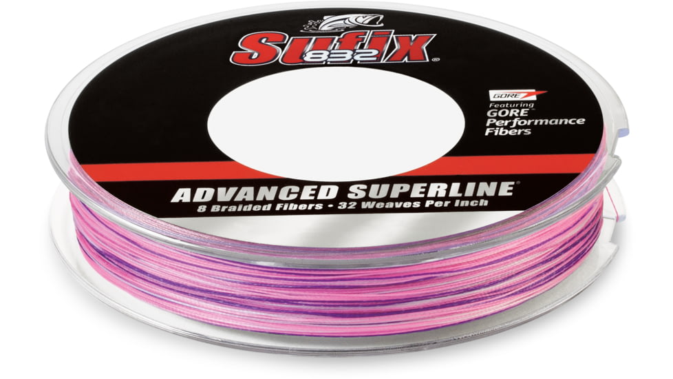 Sufix 832 Advanced Superline, 80 lb Test, 150 Yard Spool, Sunrise, 660-080SR