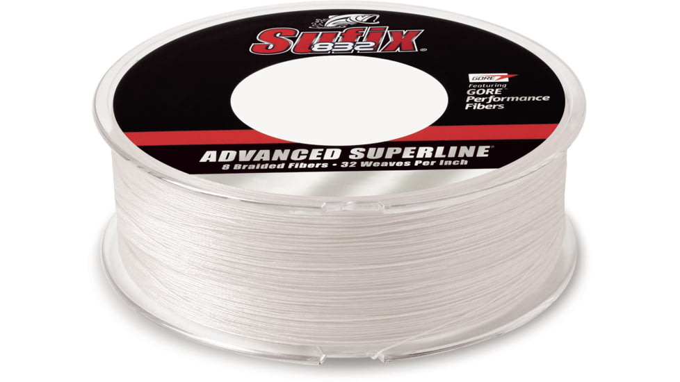 Sufix 832 Braid 65lb Line, Ghost, 600 Yds, 660-265GH
