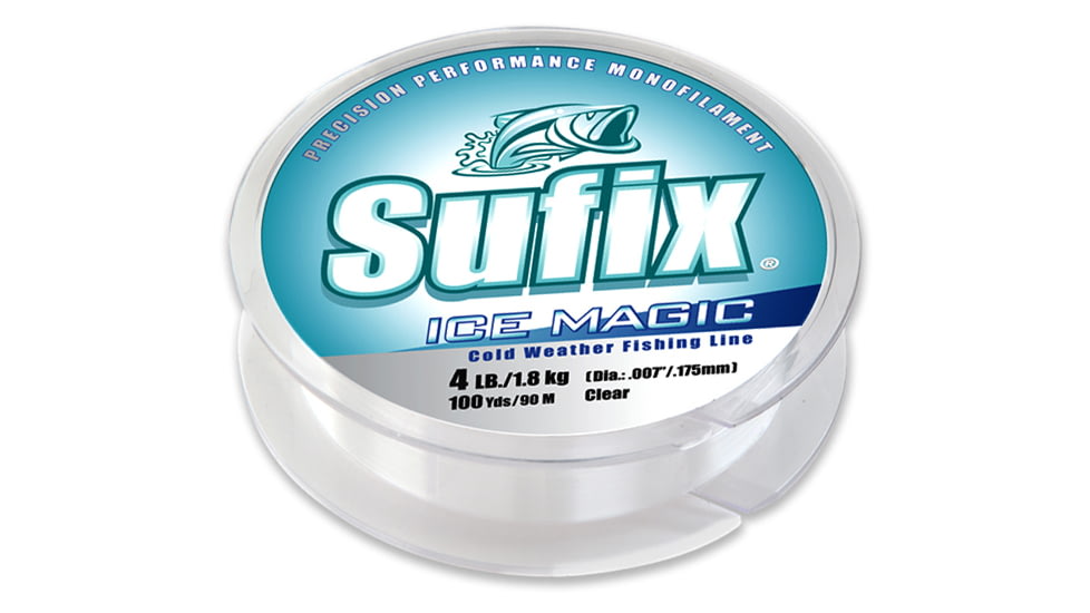 Sufix Ice Magic Line 100Yds 1Lb Clear, 603-001