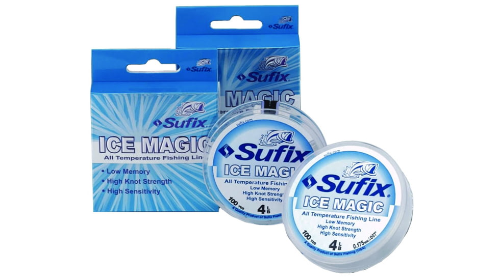 Sufix Ice Magic Line 100Yds 4Lb Clear, 603-004
