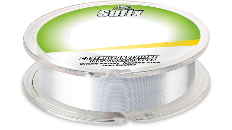 Sufix InvisiLine Casting Fluorocarbon 6lb Line, Clear, 100 Yds, 680-906C