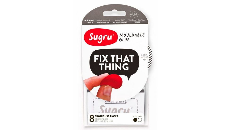 Sugru Mouldable Glue 8-Pack-Black/White
