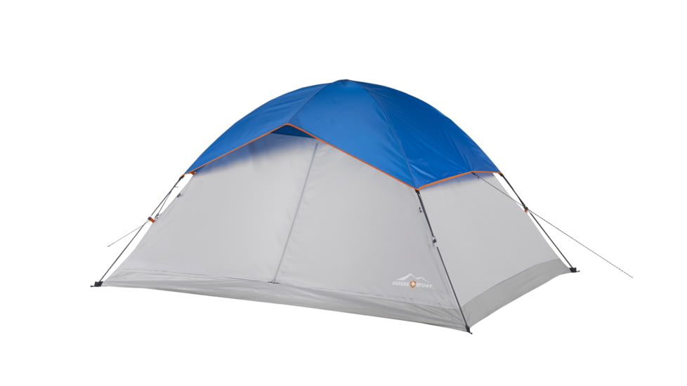 Suisse Sport 2 Pole Dome Tent, Gray, Blue, 4 Person, SS090752GO
