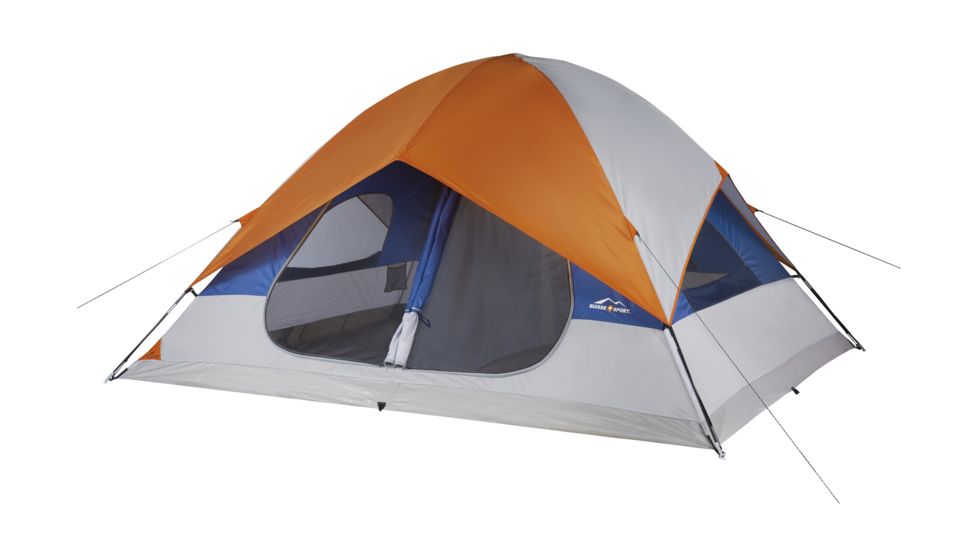 Suisse Sport Mammoth Dome Tent - 12ft X 10ft, Gray, Blue, Orange, 8 Person, TMDG121072GG
