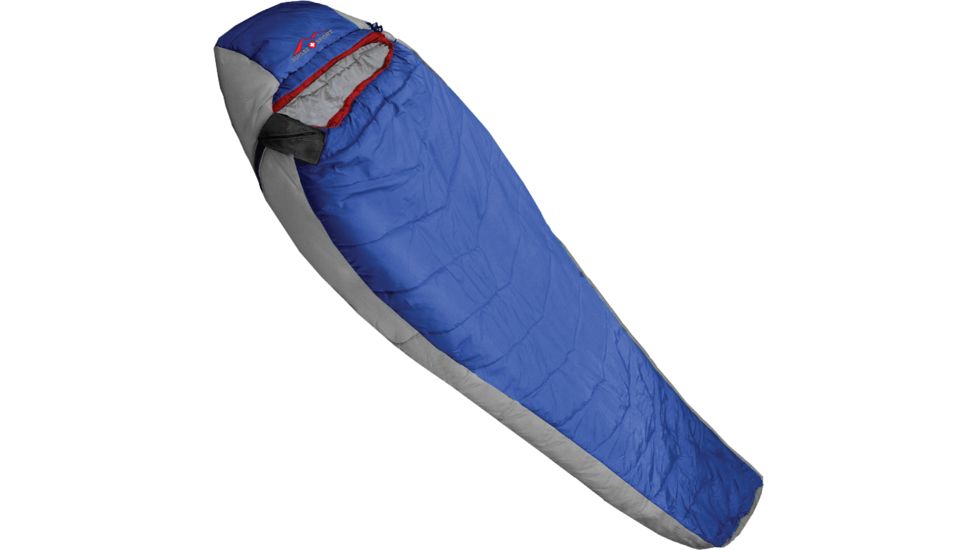 Suisse Sport McKinley Mummy Bag, Blue/Gray, 33x84x24 5RR4302C