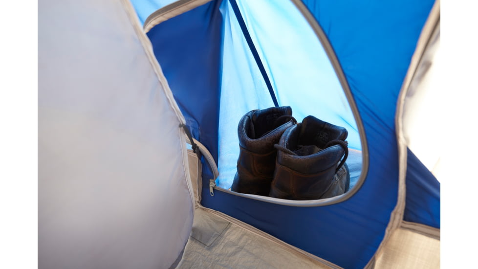 Suisse Sport Wyoming 3 Room Tent - 18ft X 10ft, Gray, Blue, Orange, 8 Person, MTB1810BCBG