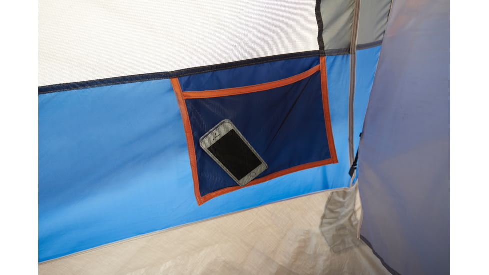 Suisse Sport Wyoming 3 Room Tent - 18ft X 10ft, Gray, Blue, Orange, 8 Person, MTB1810BCBG