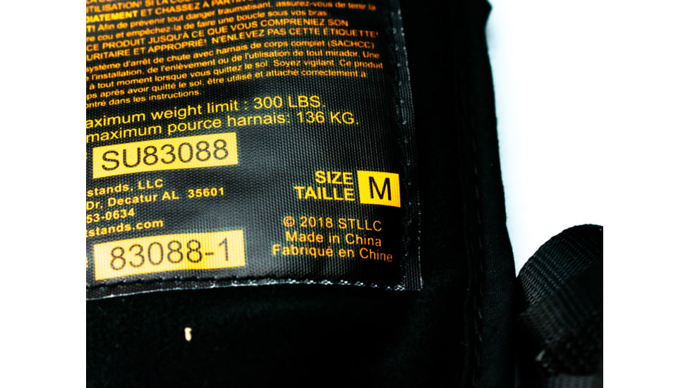 Summit Treestands Mens Safety Harness SPORT, Medium SU83088