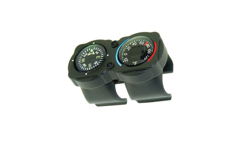 Sun Company Sun Co CyclGage Compass/Thermometer, Black, 1 Year Limited Warranty, SUN-00407