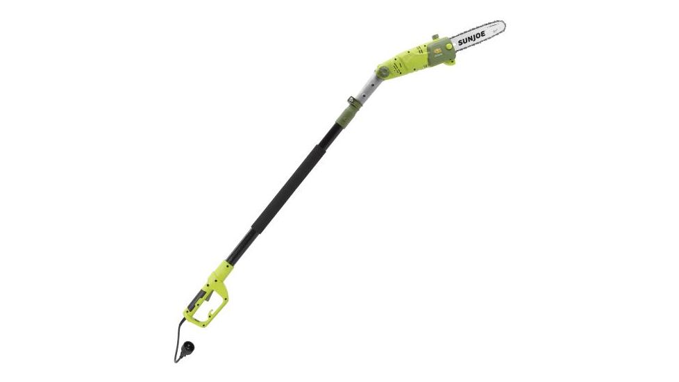 Sun Joe 10-Inch 8-Amp Electric Pole Chain Saw, Green SWJ803E
