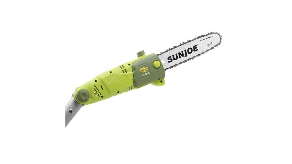 Sun Joe 10-Inch 8-Amp Electric Pole Chain Saw, Green SWJ803E