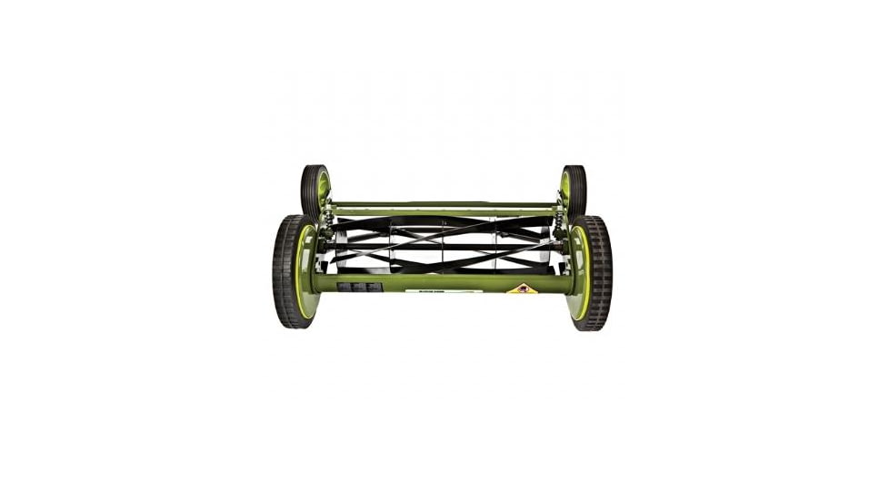 Sun Joe 18-Inch Manual Reel Mower w/ Catcher, Green MJ501M