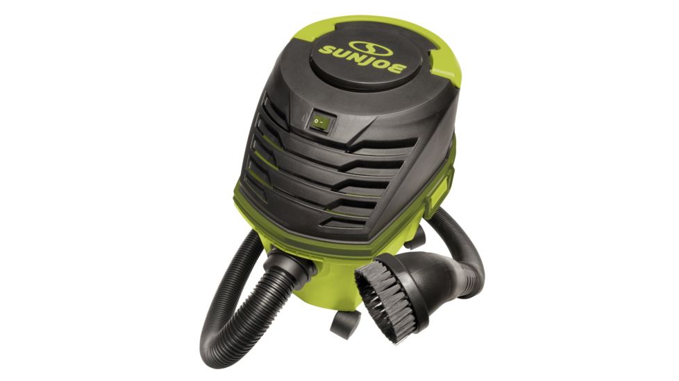 Sun Joe 2.5 GallonUltra-Portable Wheeled Wet/Dry Vacuum w/3-Piece Extensions, Green SWD2500