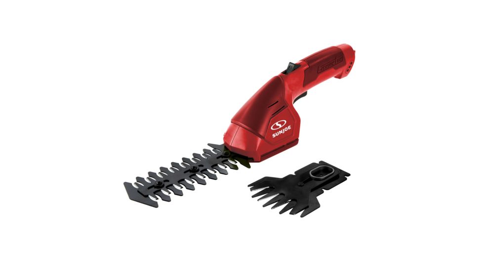 Sun Joe 2-in-1 Cordless Grass Shear, 7.2 V, Red, Red, Large HJ604C-RED