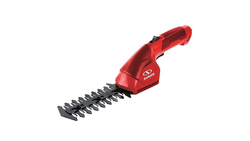 Sun Joe 2-in-1 Cordless Grass Shear, 7.2 V, Red, Red, Large, HJ604C-RED