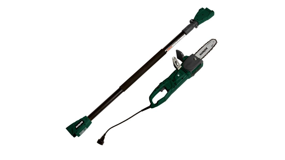 Sun Joe 2-in-1 Electric Convertible Pole Chain Saw - 8in, 8.0A, Hunter Green SWJ806E-HTG