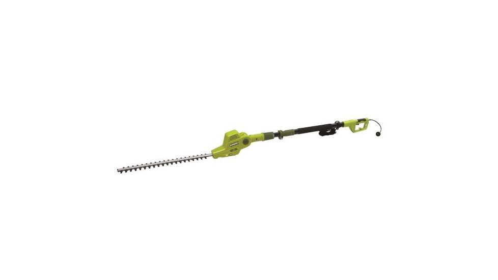 Sun Joe 21-Inch Electric Telescoping Pole Hedge Trimmer, Green SJH902E