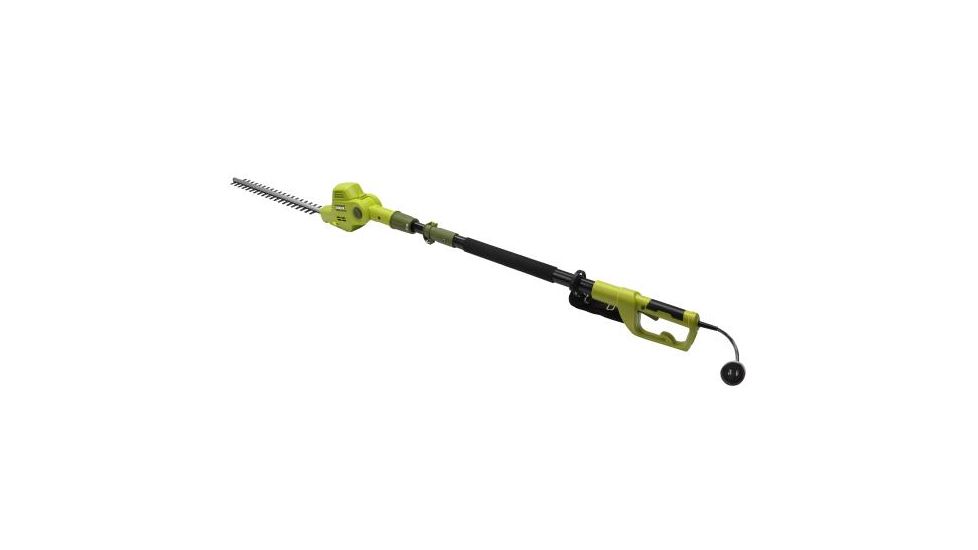 Sun Joe 21-Inch Electric Telescoping Pole Hedge Trimmer, Green SJH902E