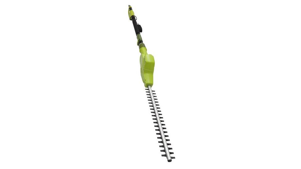Sun Joe 21-Inch Electric Telescoping Pole Hedge Trimmer, Green SJH902E