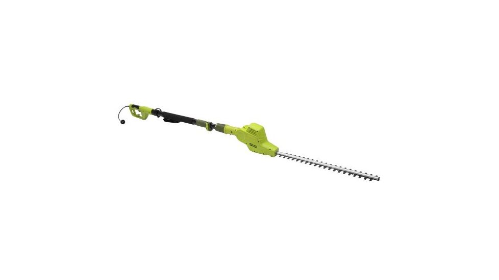 Sun Joe 21-Inch Electric Telescoping Pole Hedge Trimmer, Green SJH902E
