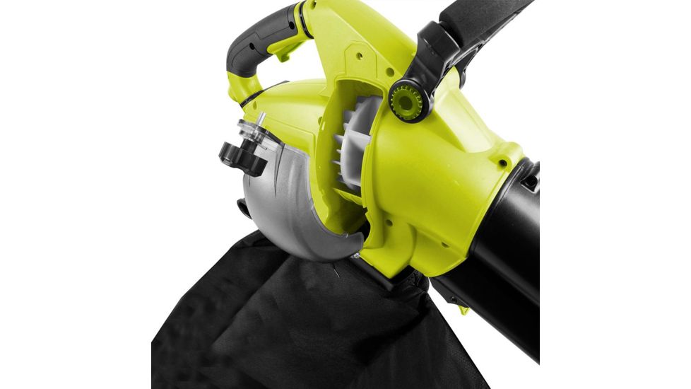 Sun Joe 3-in-1 Electric Blower - 250 MPH - 13 Amp - Vacuum Mulcher, Green SBJ702E
