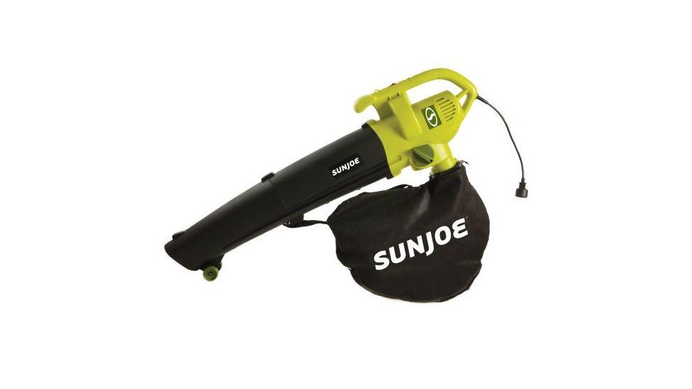 Sun Joe 3-in-1 Electric Blower/Vacuum/Leaf Shredder, Green SBJ604E