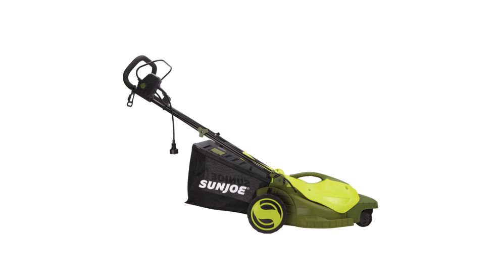Sun Joe 360 Electric Lawn Mower / 3-Wheels/12 Amp / 360 Degrees Turn Radius, 16 in MJ404E-360
