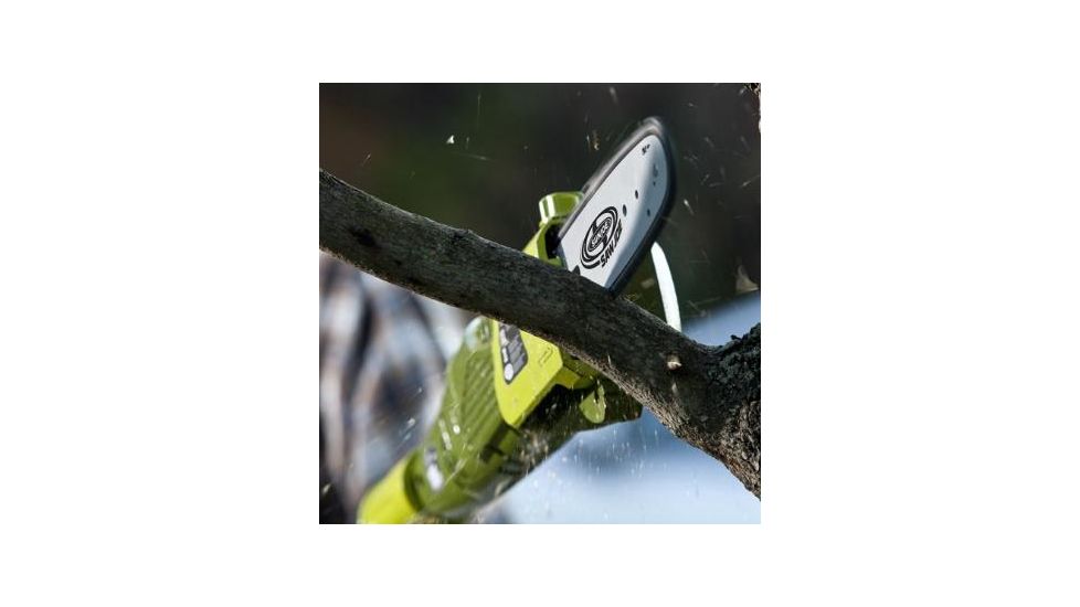 Sun Joe 8-Inch 6.5-Amp Electric Pole Chain Saw, Green SWJ800E