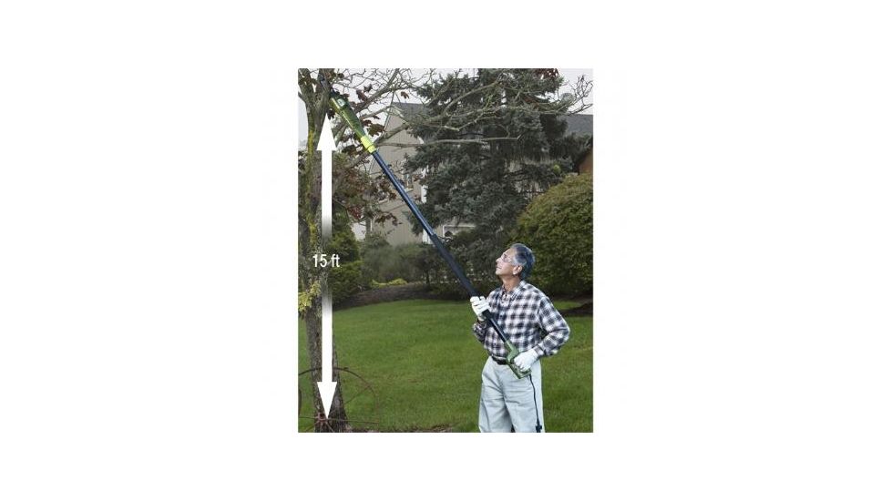 Sun Joe 8-Inch 6.5-Amp Electric Pole Chain Saw, Green SWJ800E