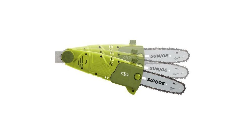Sun Joe 8-Inch 6.5-Amp Electric Pole Chain Saw, Green SWJ802E